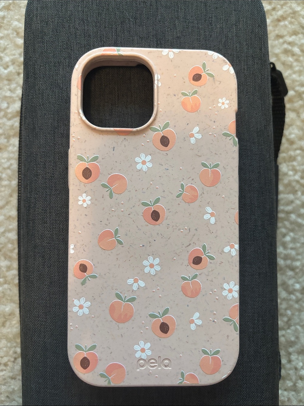 Pela Peach Floral iPhone 15 Phone Case
